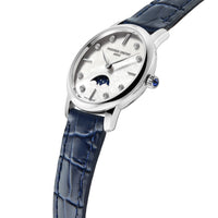 Thumbnail for Analogue Watch - Frederique Constant Ladies Fc Slimline Moonphase DC Blue Watch FC-206MPWD1S6