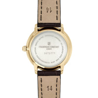 Thumbnail for Analogue Watch - Frederique Constant Ladies Fc Slimline Small Seconds Brown Watch FC-235M1S5