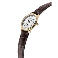 Thumbnail for Analogue Watch - Frederique Constant Ladies Fc Slimline Small Seconds Brown Watch FC-235M1S5