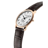 Thumbnail for Analogue Watch - Frederique Constant Men's Fc Slimline Small Seconds Brown Watch FC-235M4S4