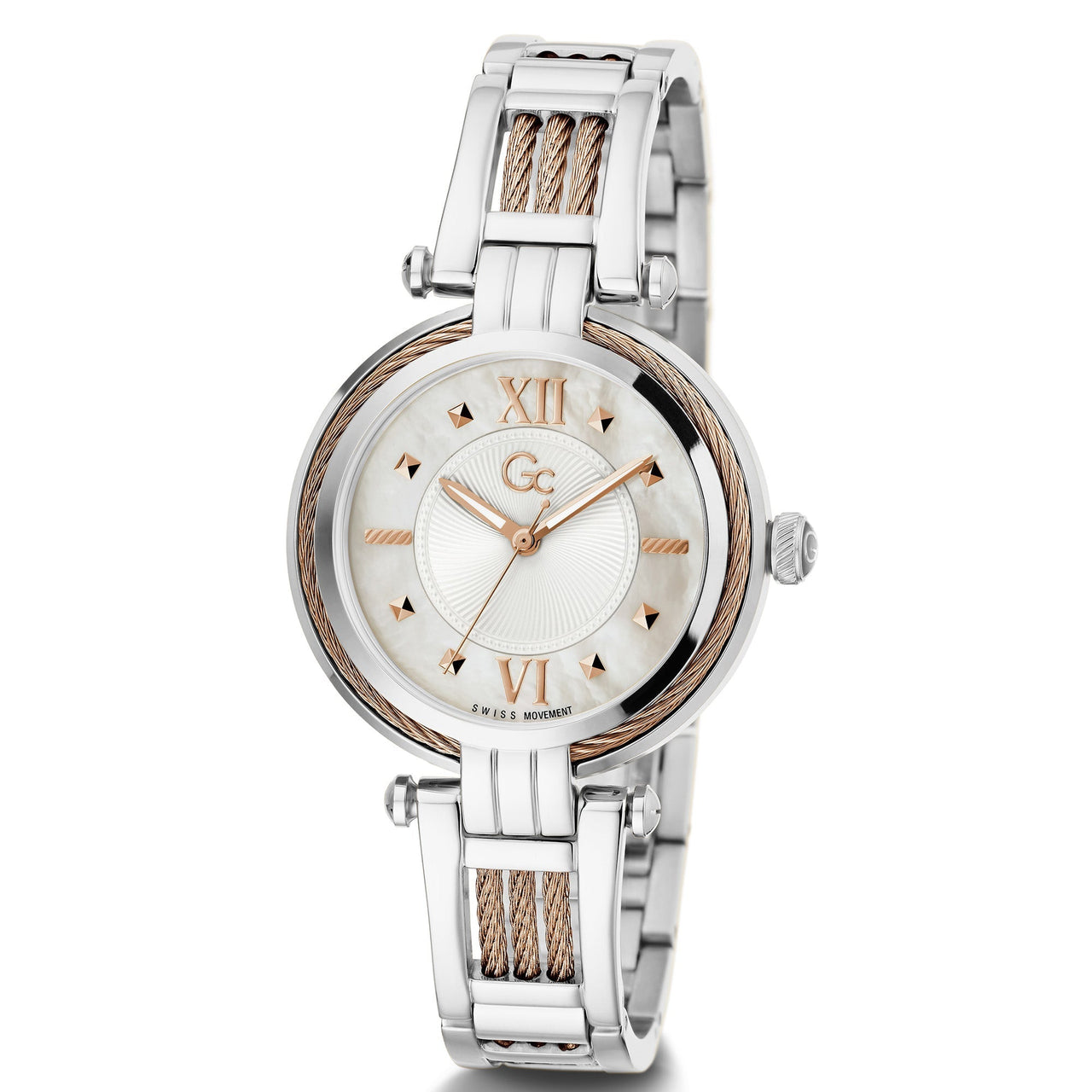 Analogue Watch - GC CableBijou Ladies Silver Watch Y56003L1MF