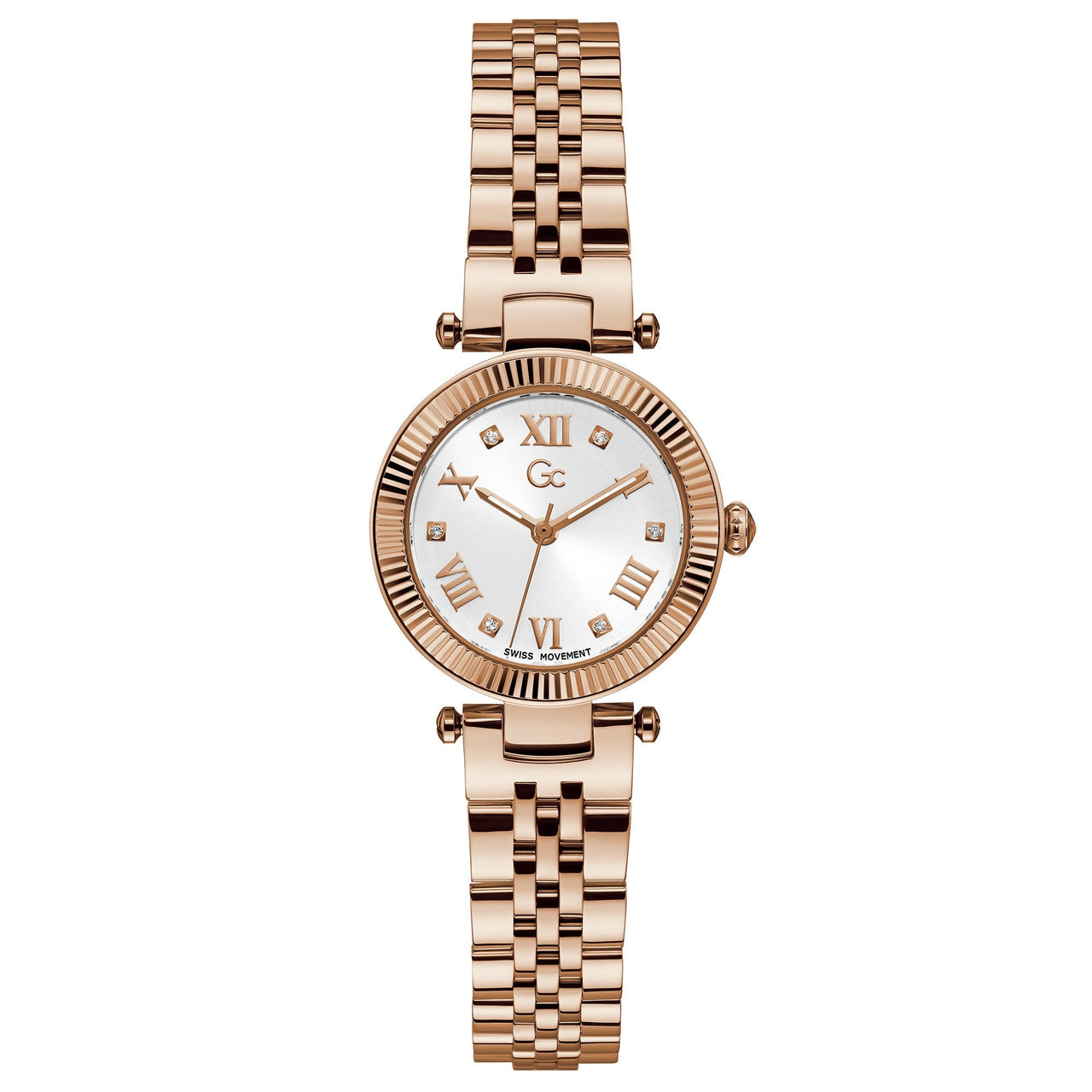 Analogue Watch - GC Flair Ladies Rose Gold Watch Z02002L1MF