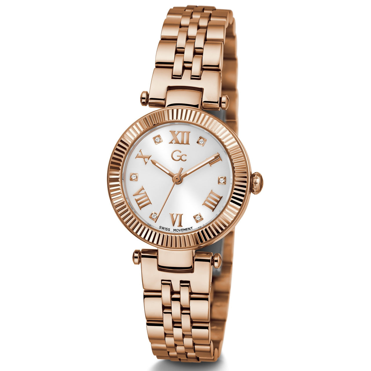 Analogue Watch - GC Flair Ladies Rose Gold Watch Z02002L1MF