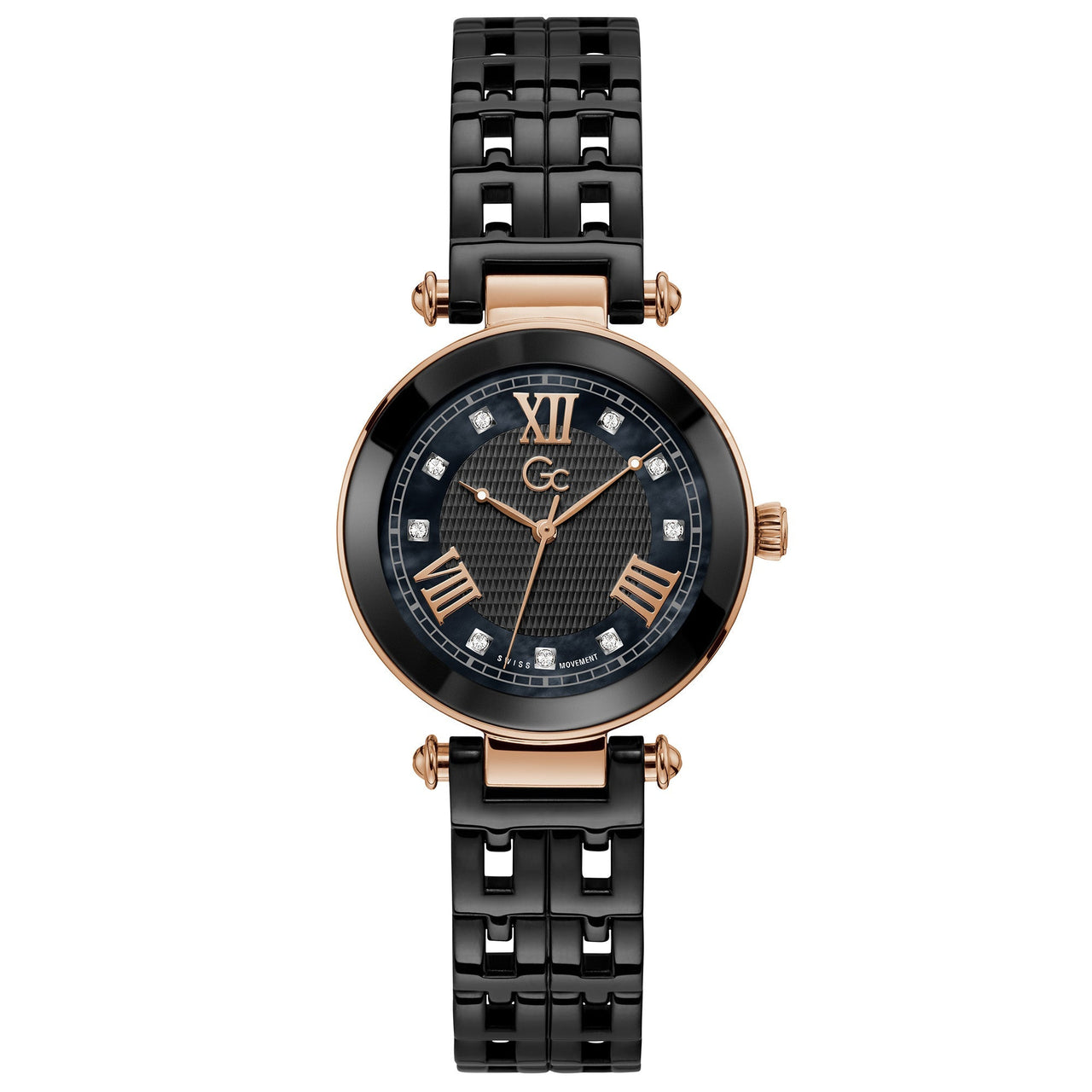 Analogue Watch - GC PrimeChic Ladies Black Watch Y66002L2MF