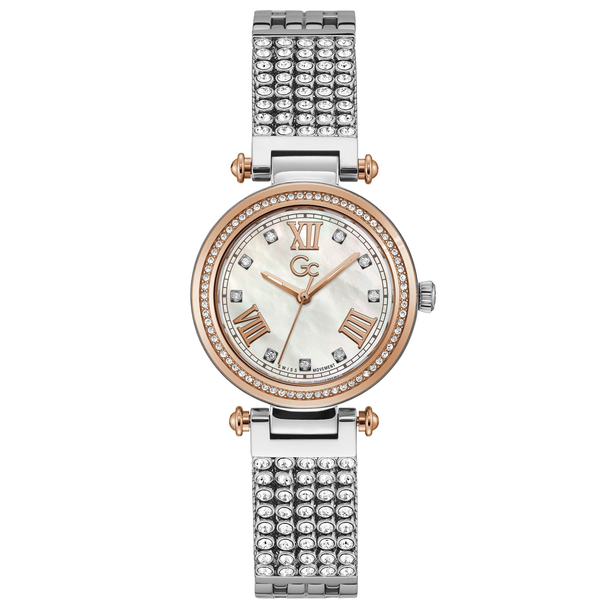 Analogue Watch - GC PrimeChic Ladies Silver Watch Y47009L1MF