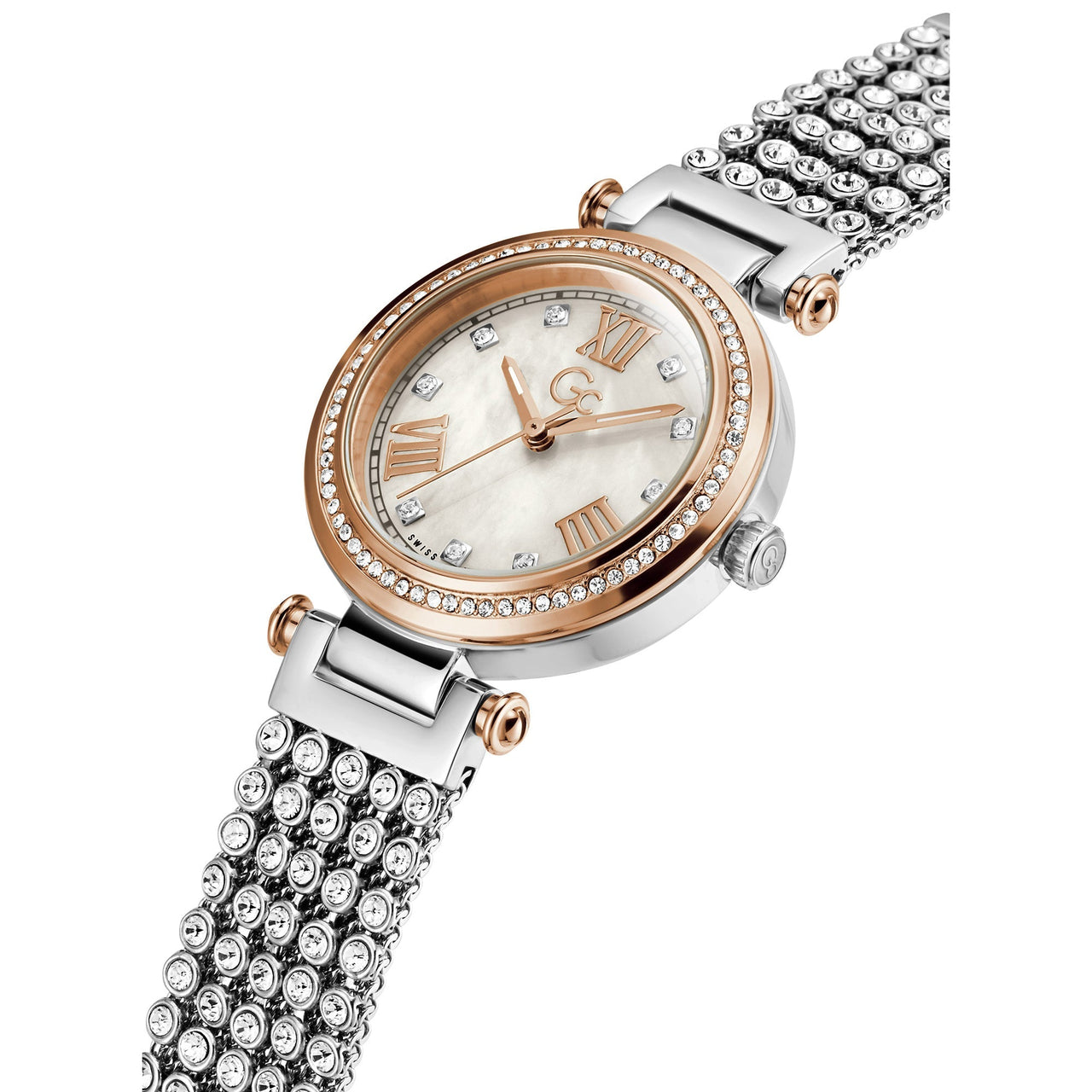 Analogue Watch - GC PrimeChic Ladies Silver Watch Y47009L1MF