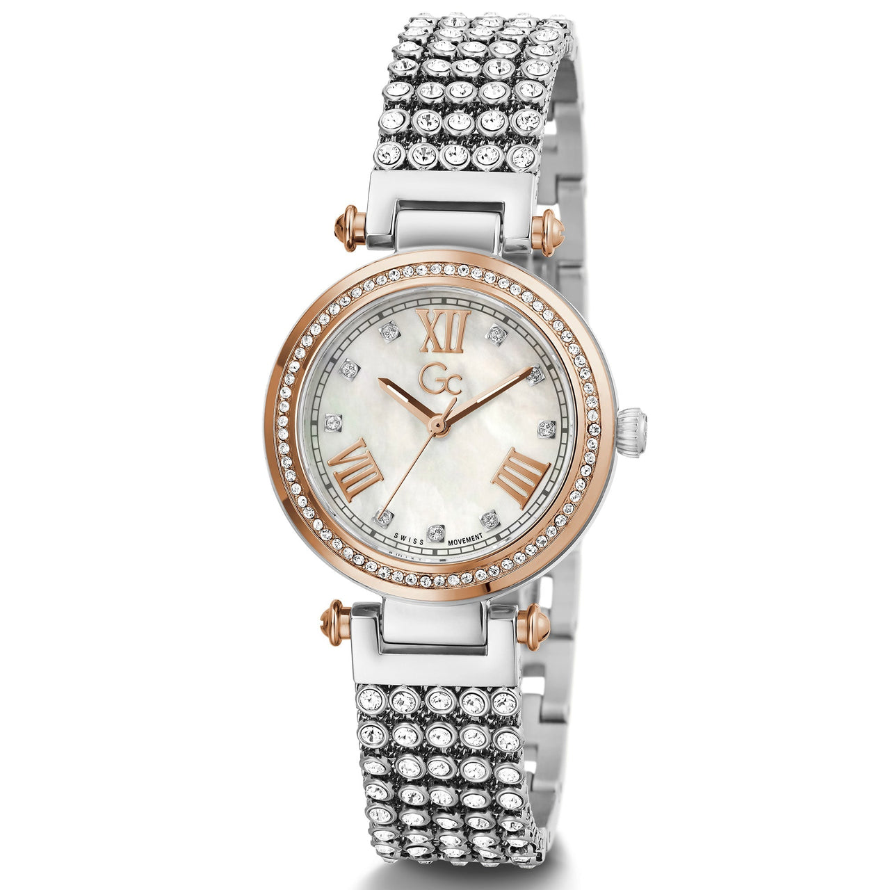 Analogue Watch - GC PrimeChic Ladies Silver Watch Y47009L1MF