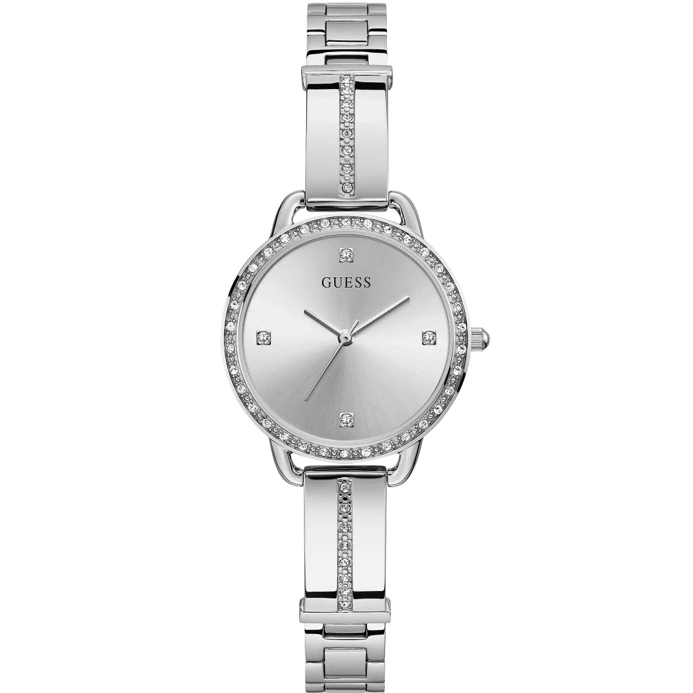 Analogue Watch - Guess Bellini Ladies Silver Watch GW0022L1