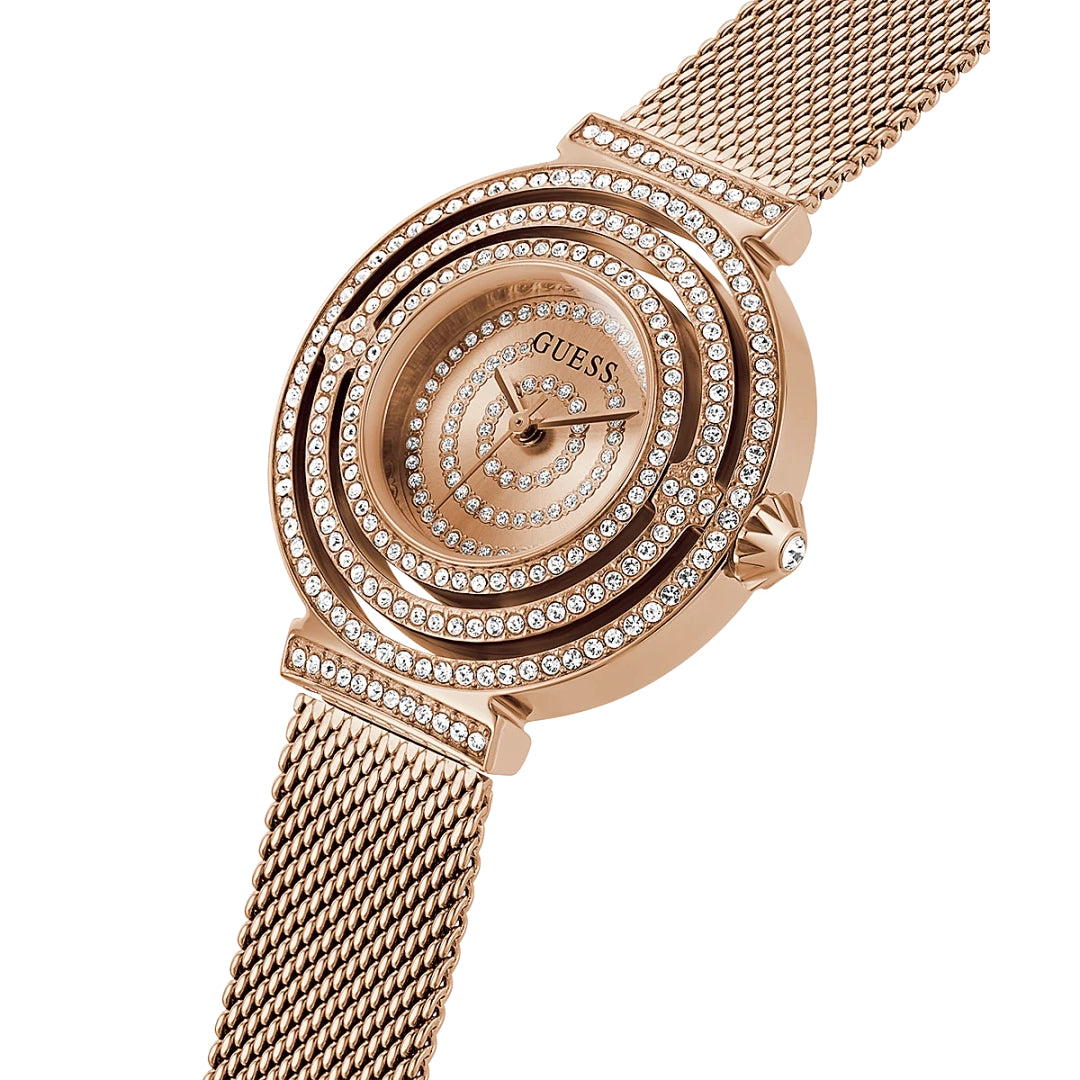 Analogue Watch - Guess Dream Ladies Rose Gold Watch GW0550L3