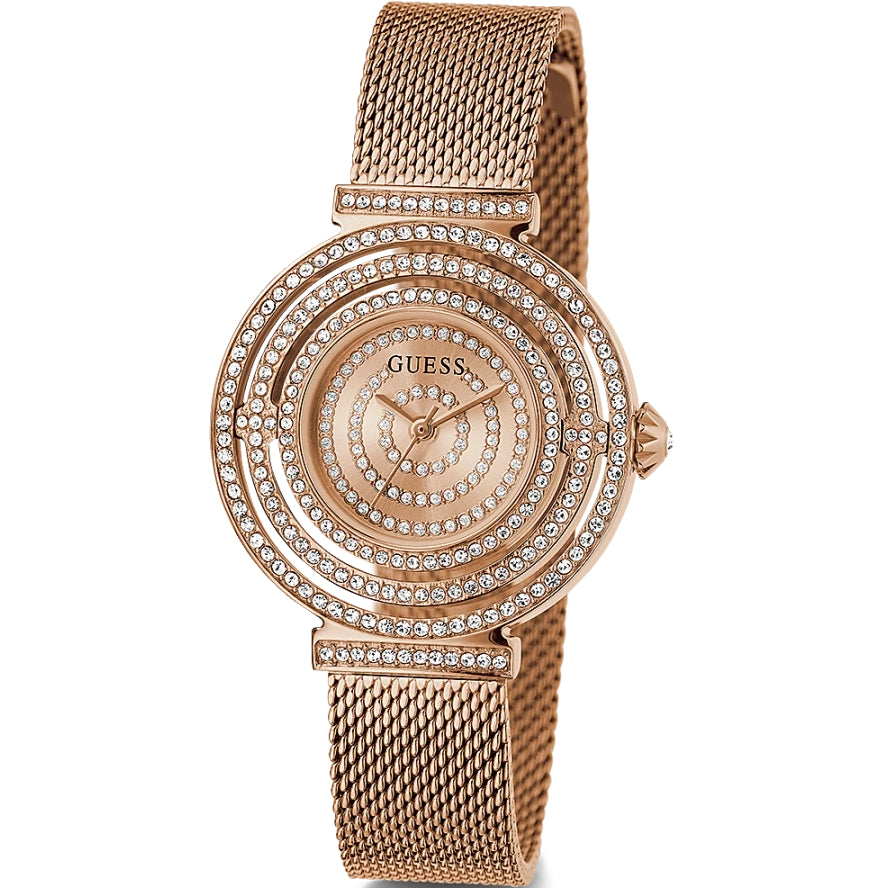 Analogue Watch - Guess Dream Ladies Rose Gold Watch GW0550L3