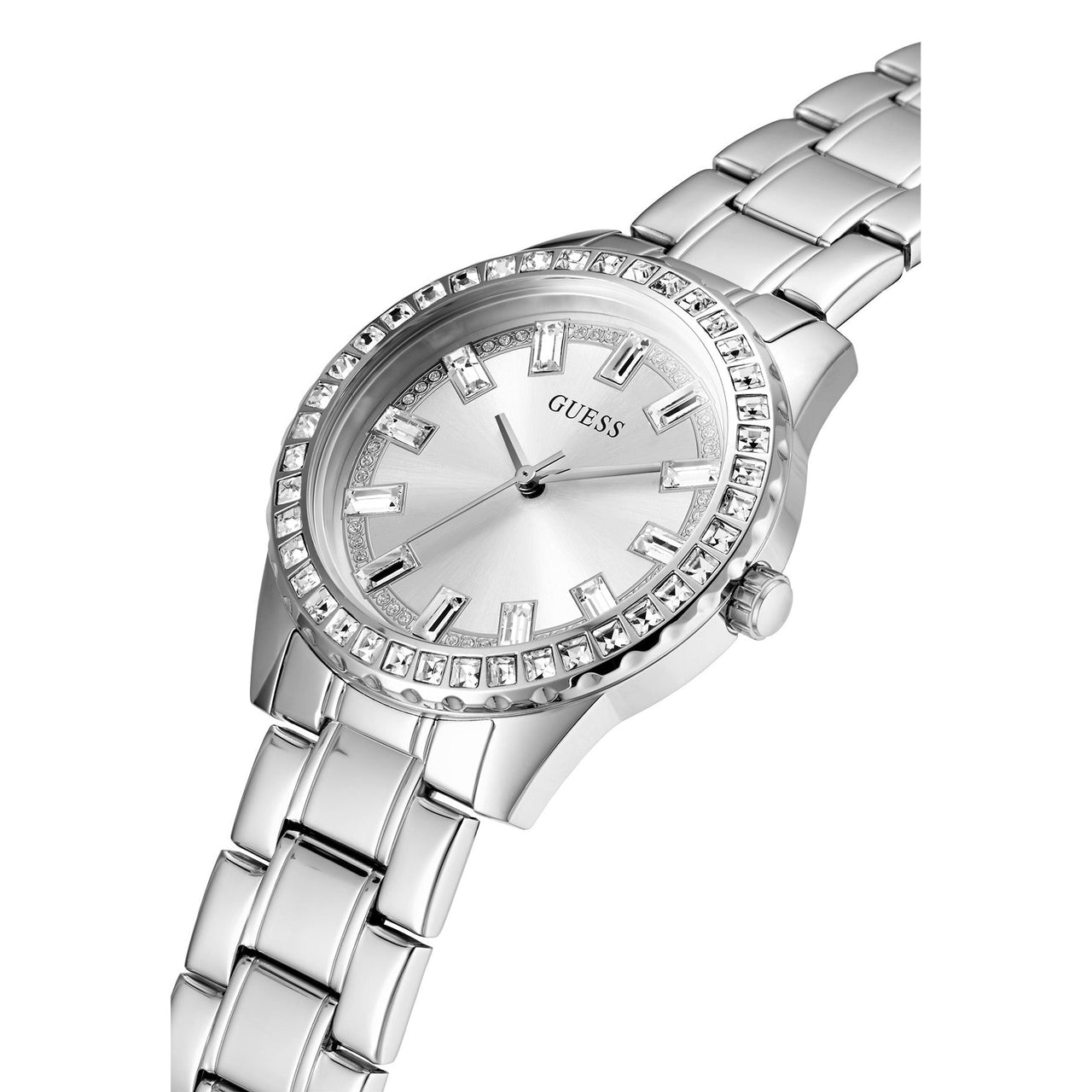 Analogue Watch - Guess GW0111L1 Ladies Sparkler Silver Watch