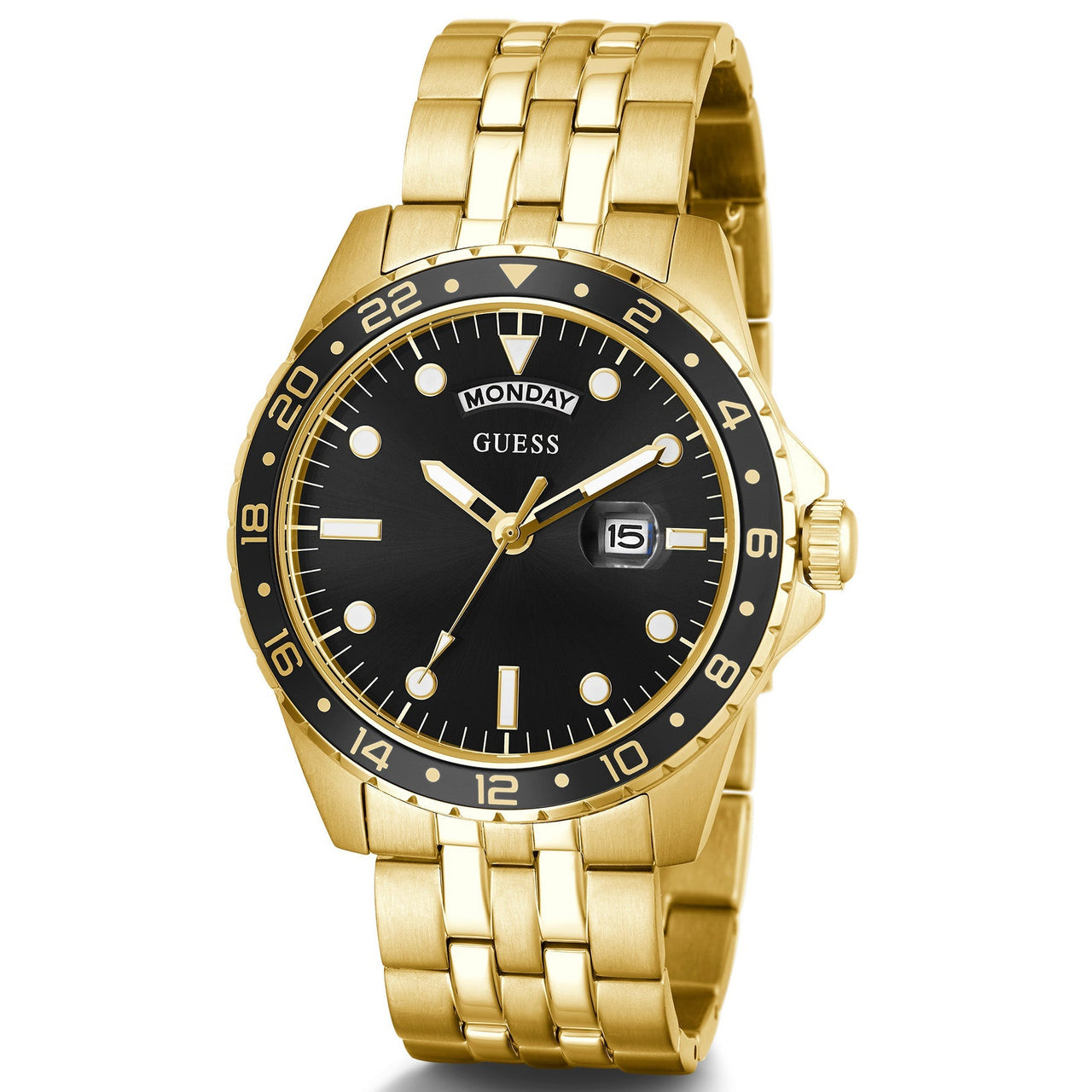 Analogue Watch - Guess GW0220G4 Men's Comet Gold Watch