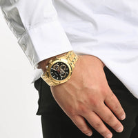 Thumbnail for Analogue Watch - Guess GW0260G2 Men's Continental Gold Watch