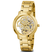 Thumbnail for Analogue Watch - Guess GW0300L2 Ladies Quattro Clear Gold Watch