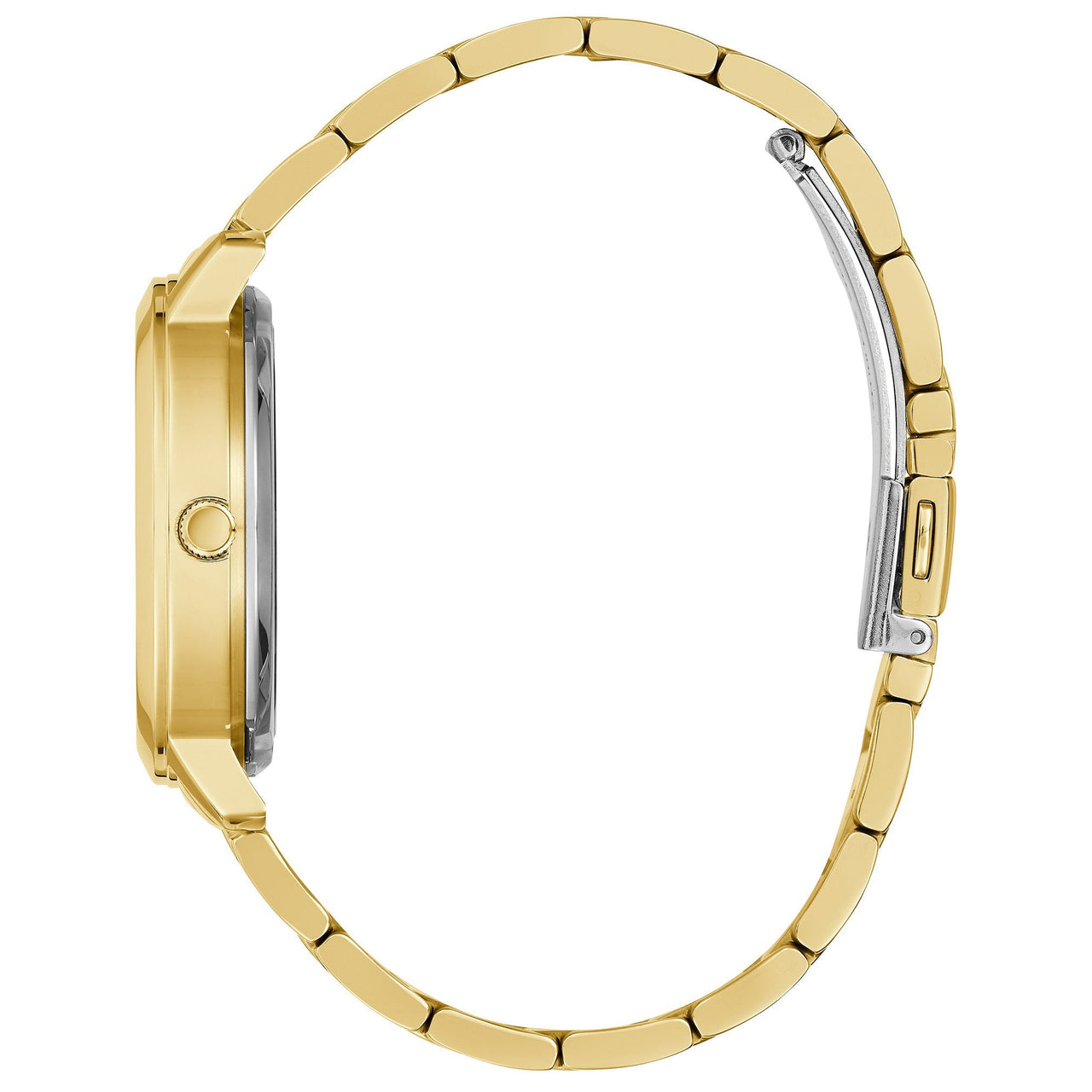 Analogue Watch - Guess GW0300L2 Ladies Quattro Clear Gold Watch