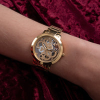 Thumbnail for Analogue Watch - Guess GW0300L2 Ladies Quattro Clear Gold Watch