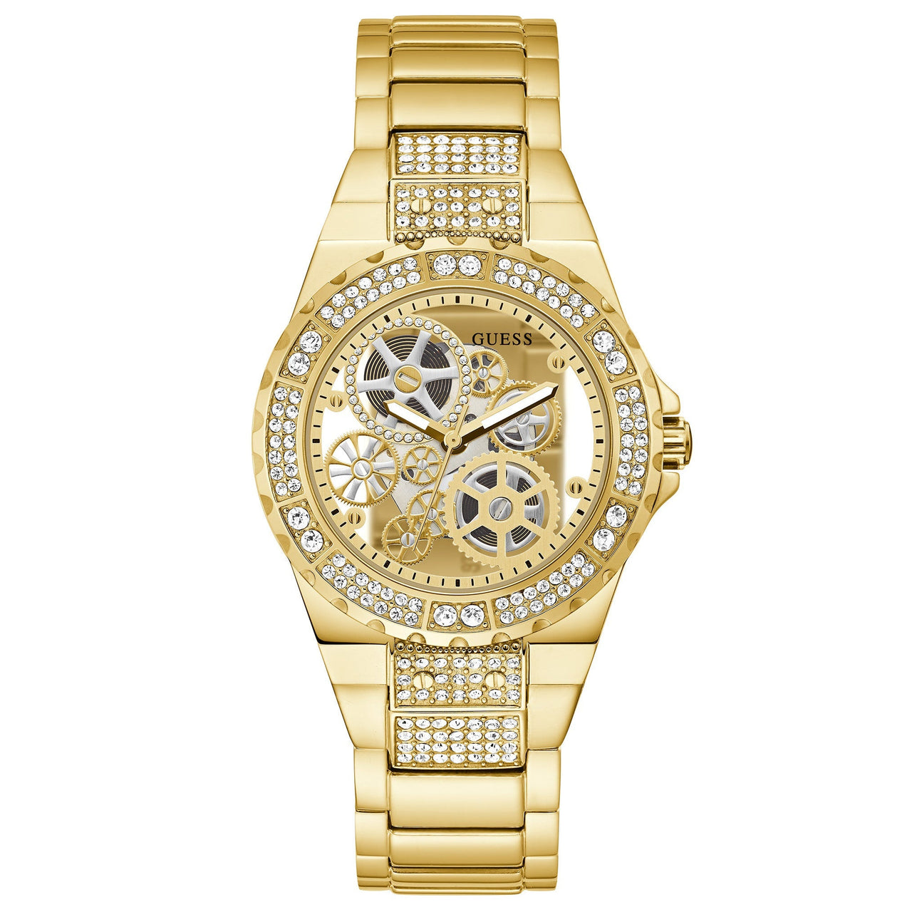 Analogue Watch - Guess GW0302L2 Ladies Reveal Gold Watch