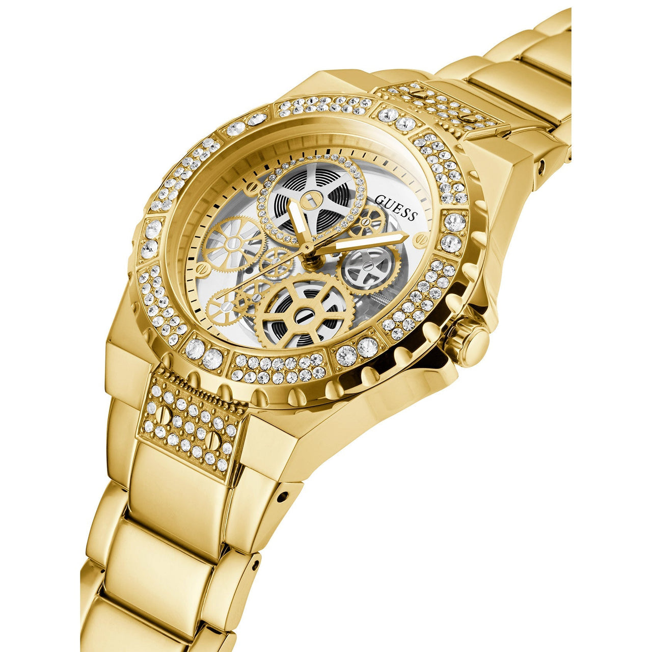 Analogue Watch - Guess GW0302L2 Ladies Reveal Gold Watch