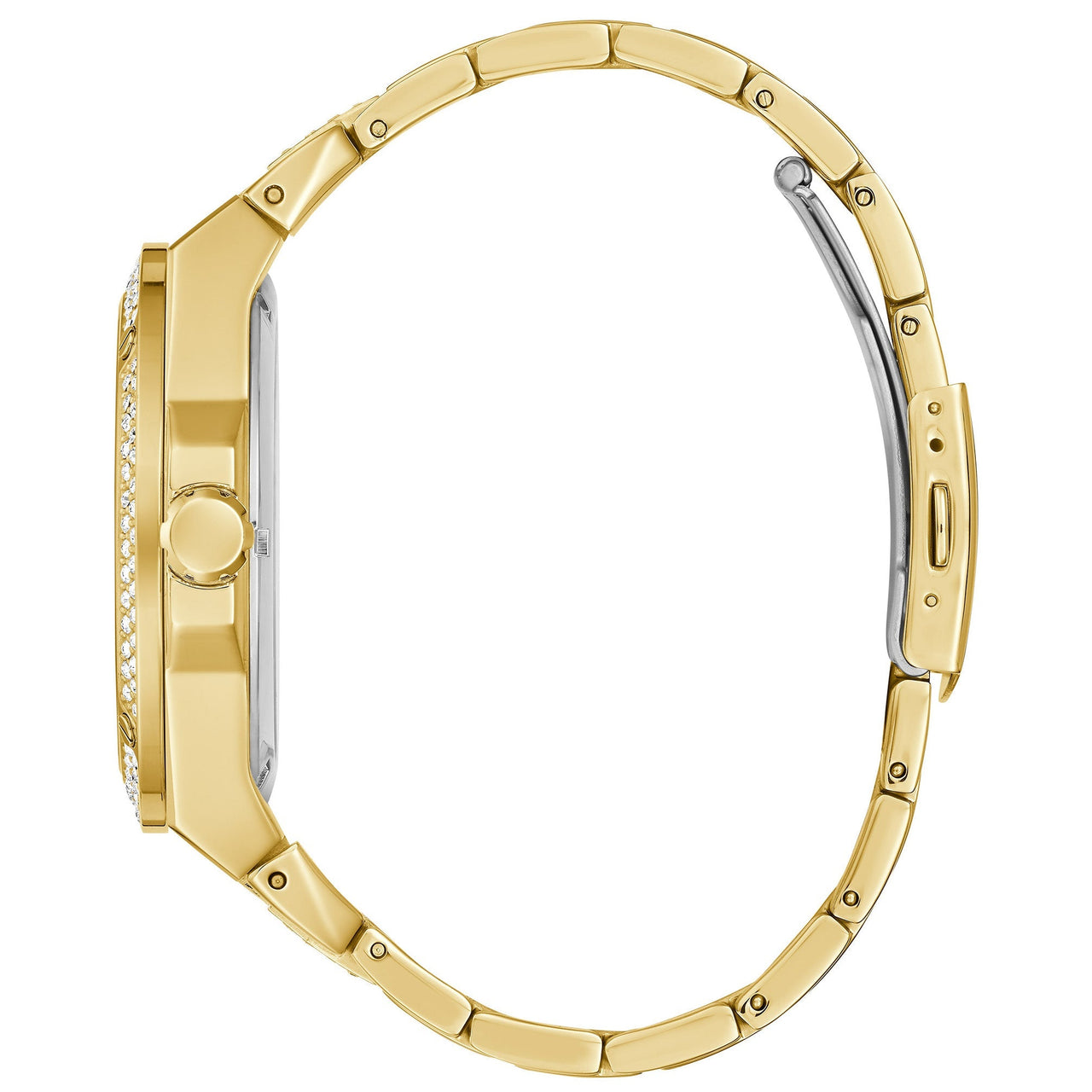 Analogue Watch - Guess GW0323G2 Men's Big Reveal Gold Watch