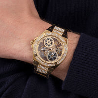 Thumbnail for Analogue Watch - Guess GW0323G2 Men's Big Reveal Gold Watch