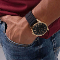 Thumbnail for Analogue Watch - Guess GW0362G3 Men's Charter Black Watch