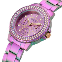 Thumbnail for Analogue Watch - Guess GW0410L4 Ladies Crown Jewel Iridescent Watch