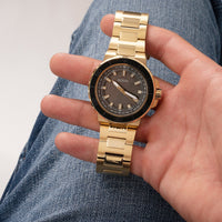 Thumbnail for Analogue Watch - Guess GW0426G2 Men's Track Gold Watch