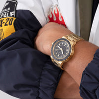 Thumbnail for Analogue Watch - Guess GW0426G2 Men's Track Gold Watch