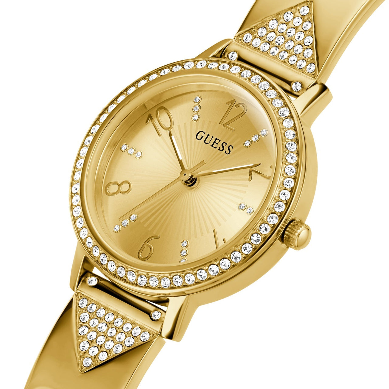 Analogue Watch - Guess GW0474L2 Ladies Tri Luxe Gold Watch