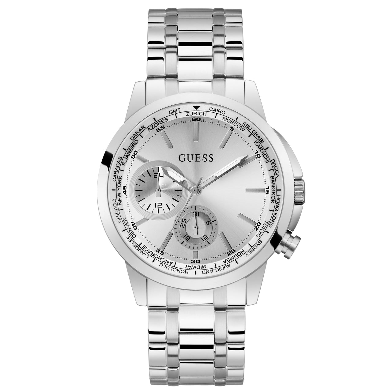 Analogue Watch - Guess GW0490G1 Men's Spec Silver Watch