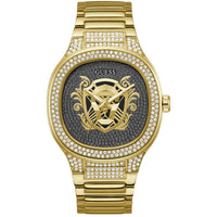 Thumbnail for Analogue Watch - Guess Kingdom Men's Gold Watch GW0565G1