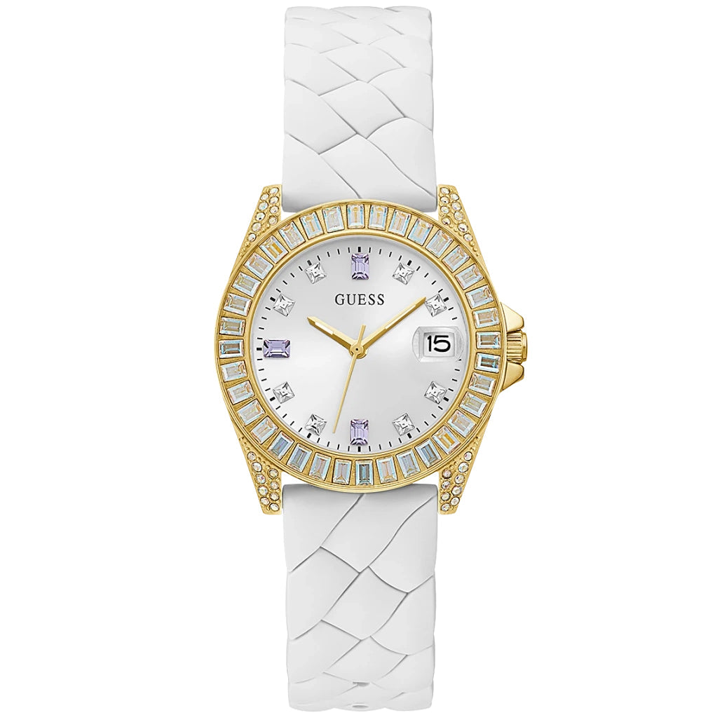 Analogue Watch - Guess Opaline Ladies Gold Watch GW0585L2