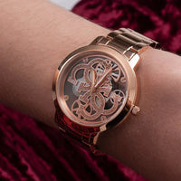 Thumbnail for Analogue Watch - Guess Quattro Clear Ladies Rose Gold Watch GW0300L3