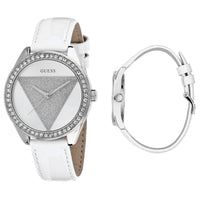 Thumbnail for Analogue Watch - Guess W0884L2 Ladies White Tri- Glitz Watch