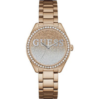 Thumbnail for Analogue Watch - Guess W0987L3 Ladies Rose Gold Glitter Girl Watch