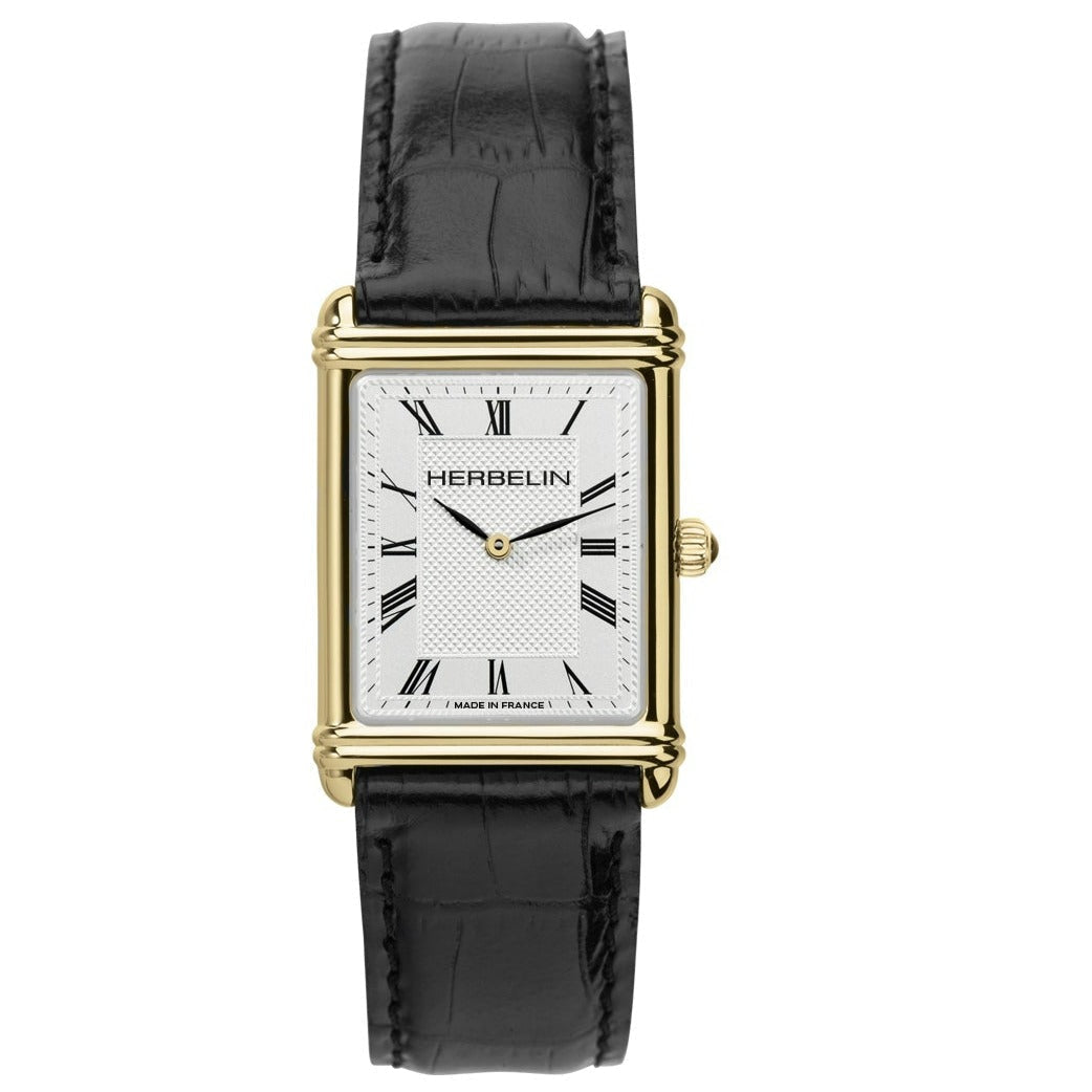 Analogue Watch - Herbelin Art Deco Ladies Black Watch 17468P08