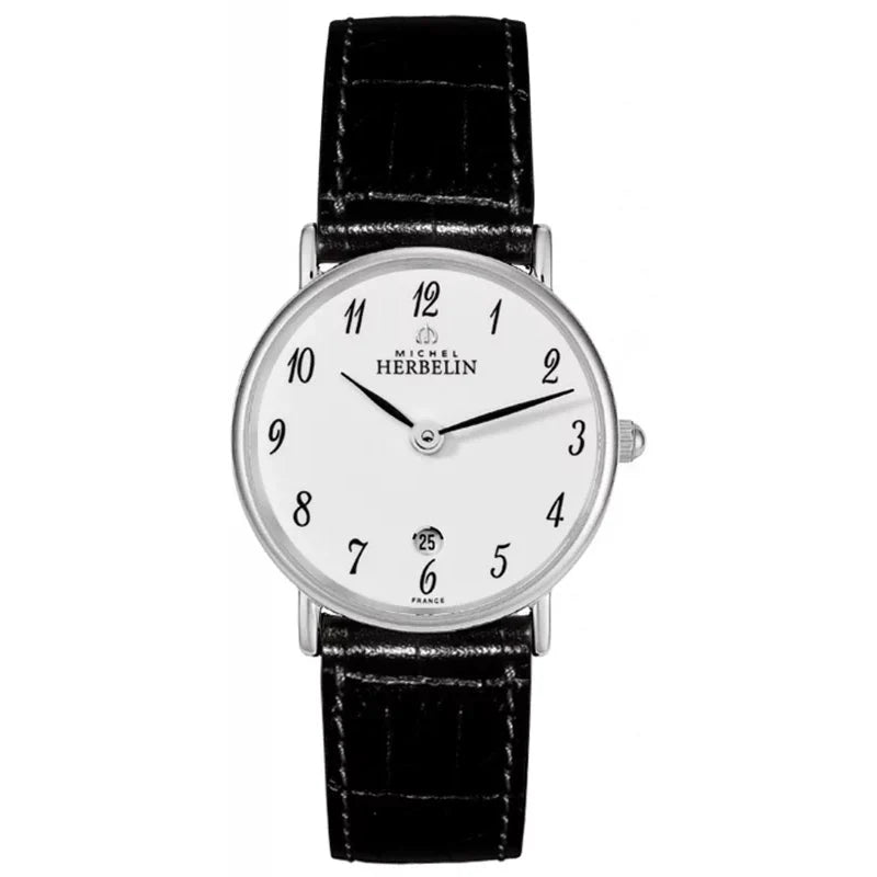 Analogue Watch - Herbelin Classic Ladies White Watch 16845AP28