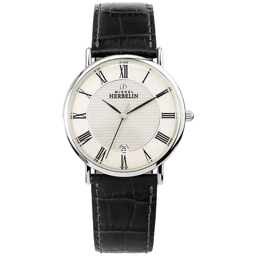 Analogue Watch - Herbelin Classic Men's White Watch 12248AP08