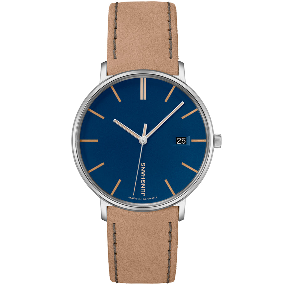 Analogue Watch - Junghans FORM Damen Men's Beige Watch 47/4255.00