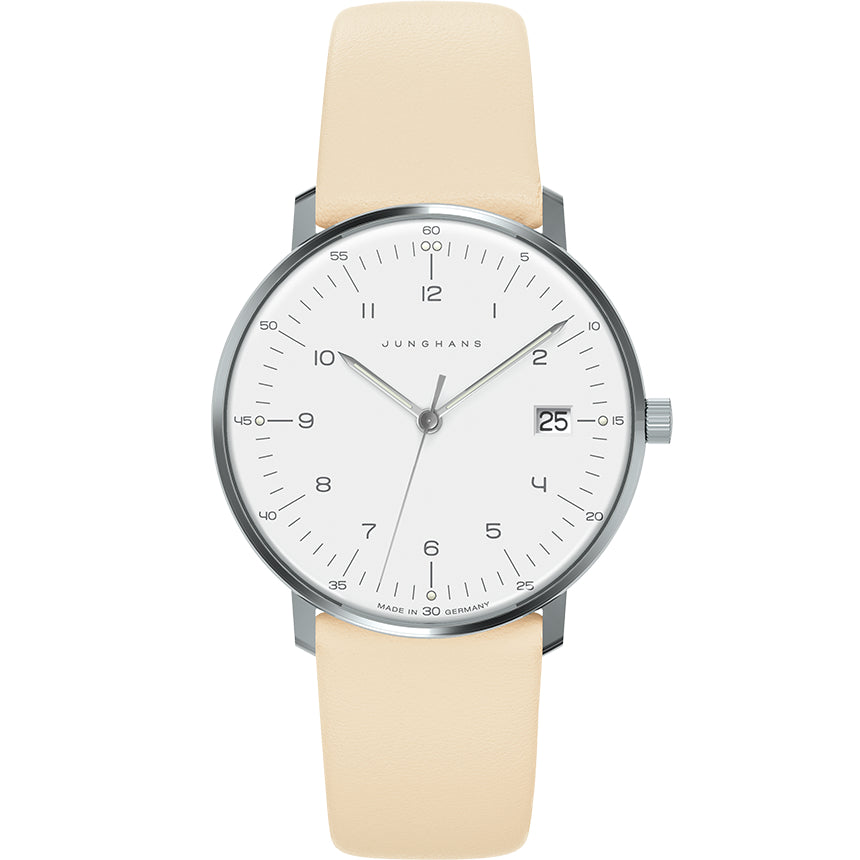 Analogue Watch - Junghans Max Bill Damen Ladies Beige Watch 47/4252.02