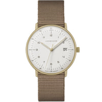 Thumbnail for Analogue Watch - Junghans Max Bill Damen Ladies Brown Watch 47/7055.02