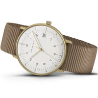 Thumbnail for Analogue Watch - Junghans Max Bill Damen Ladies Brown Watch 47/7055.02