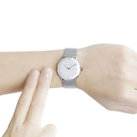 Thumbnail for Analogue Watch - Junghans Max Bill Damen Ladies Silver Watch 47/4250.46