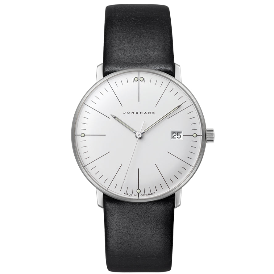 Analogue Watch - Junghans Max Bill Damen Ladies White Watch 47/4251.02