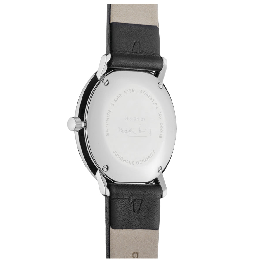 Analogue Watch - Junghans Max Bill Damen Ladies White Watch 47/4251.02