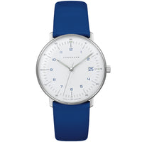 Thumbnail for Analogue Watch - Junghans Max Bill Damen Men's Blue Watch 47/4540.02