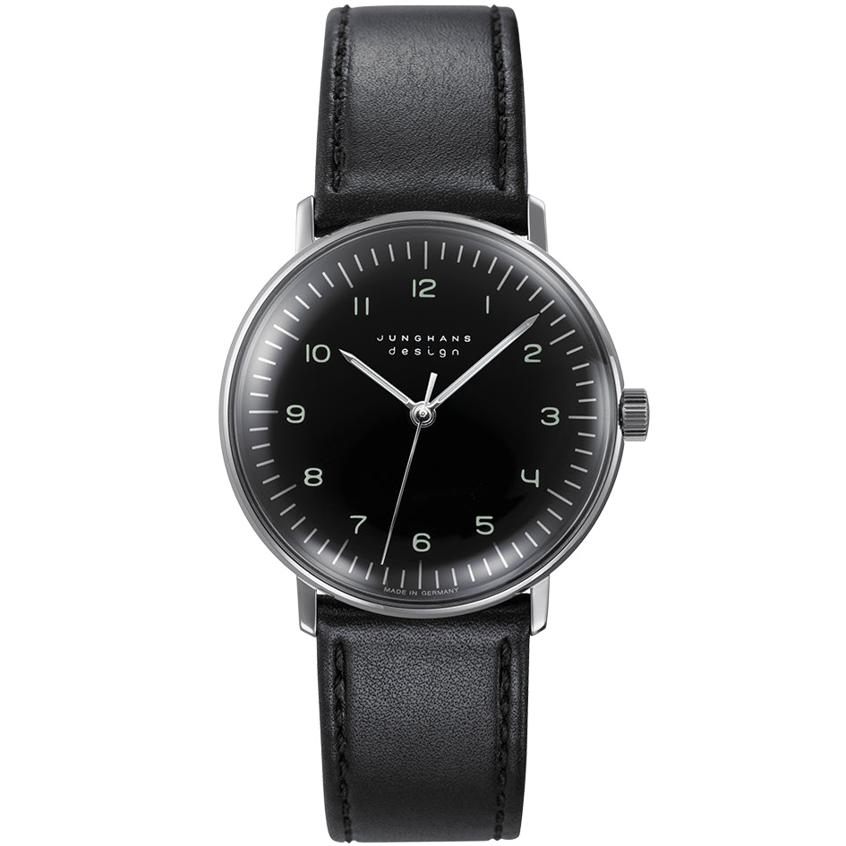 Analogue Watch - Junghans Max Bill Handaufzug Unisex Black Watch 27/3702.02