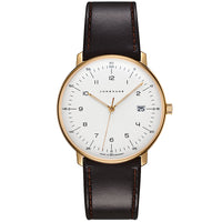 Thumbnail for Analogue Watch - Junghans Max Bill Quartz Men's Brown Watch 41/7872.02