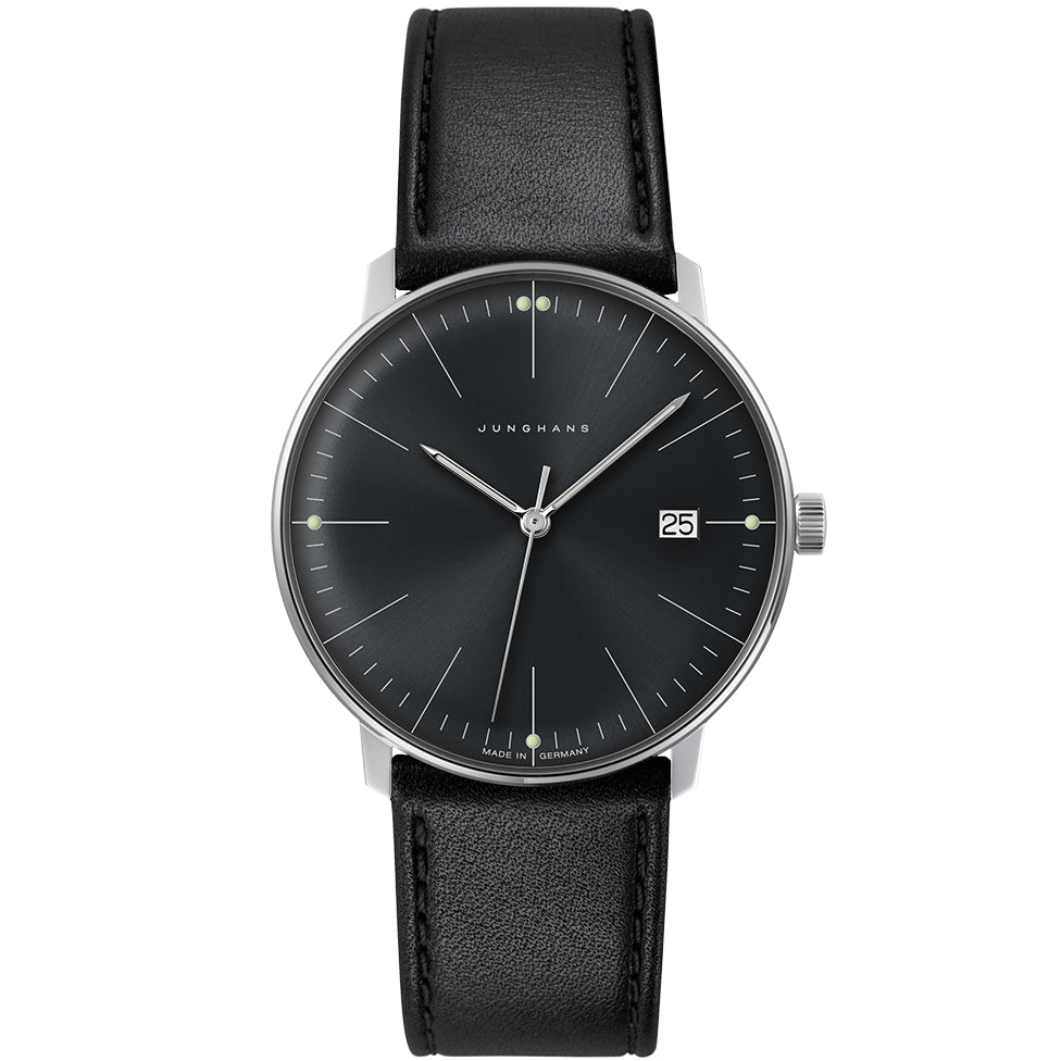 Analogue Watch - Junghans Max Bill Quarz Men's Black Watch 41446502