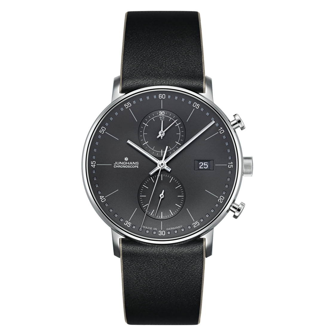 Analogue Watch - Junghans Men's Form C Chronoscope Men's Black Watch 41/4876.00